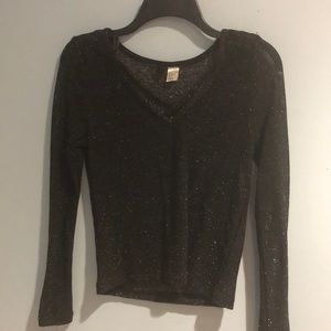 Black Sparkly Top